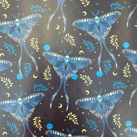 Luna Moth Custom Printed Vinyl – 18" x 54"