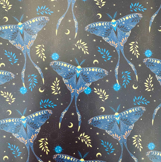 Luna Moth Custom Printed Vinyl – 18" x 54"
