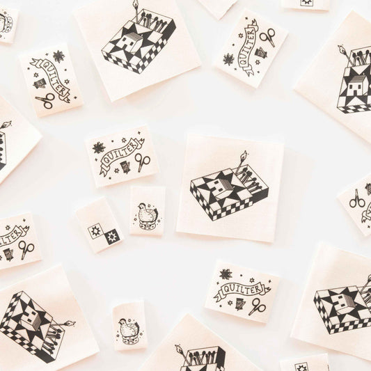 Elevate Your Creations with Quilty Tattoo Sewing Labels - Toad and Sew Multipack