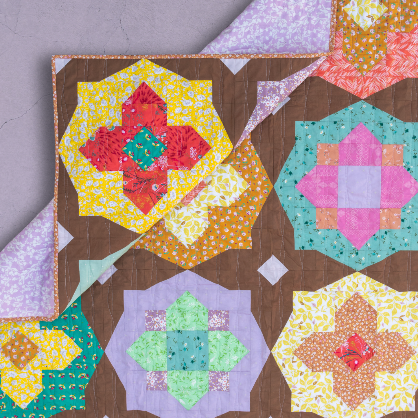 Garden Glow Quilt - Printed Pattern