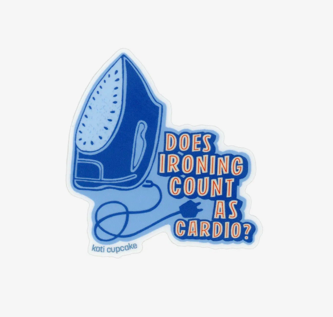 Does Ironing count- Sticker-Kati Cupcakes