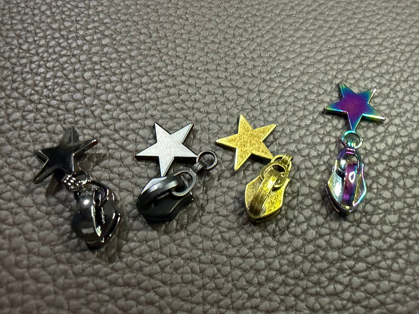 Zipper pull #5 size Star 2 pack