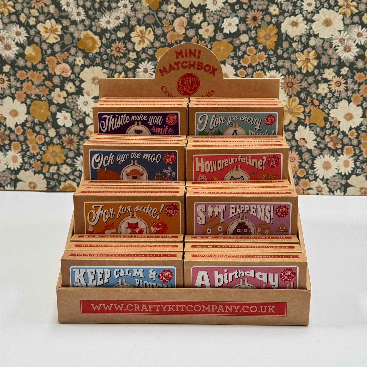 Mini Matchbox Kits - Let's Stir Things Up! Mini Matchbox Cross Stitch Kit