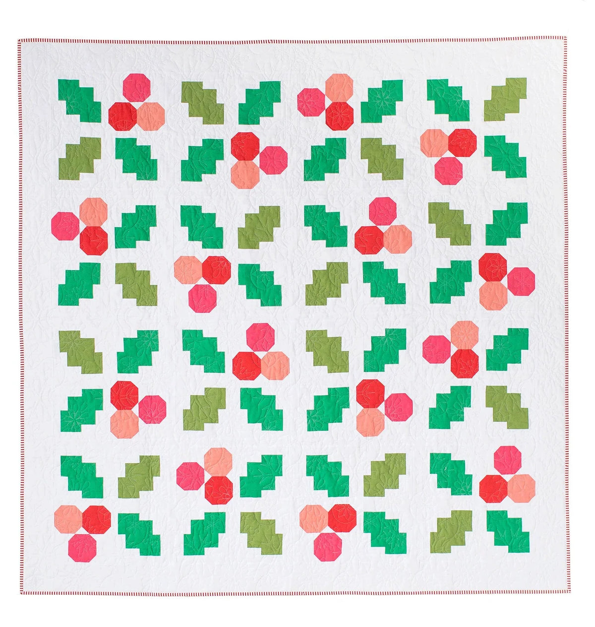 Pen and Paper | Holly Jolly Quilt Pattern