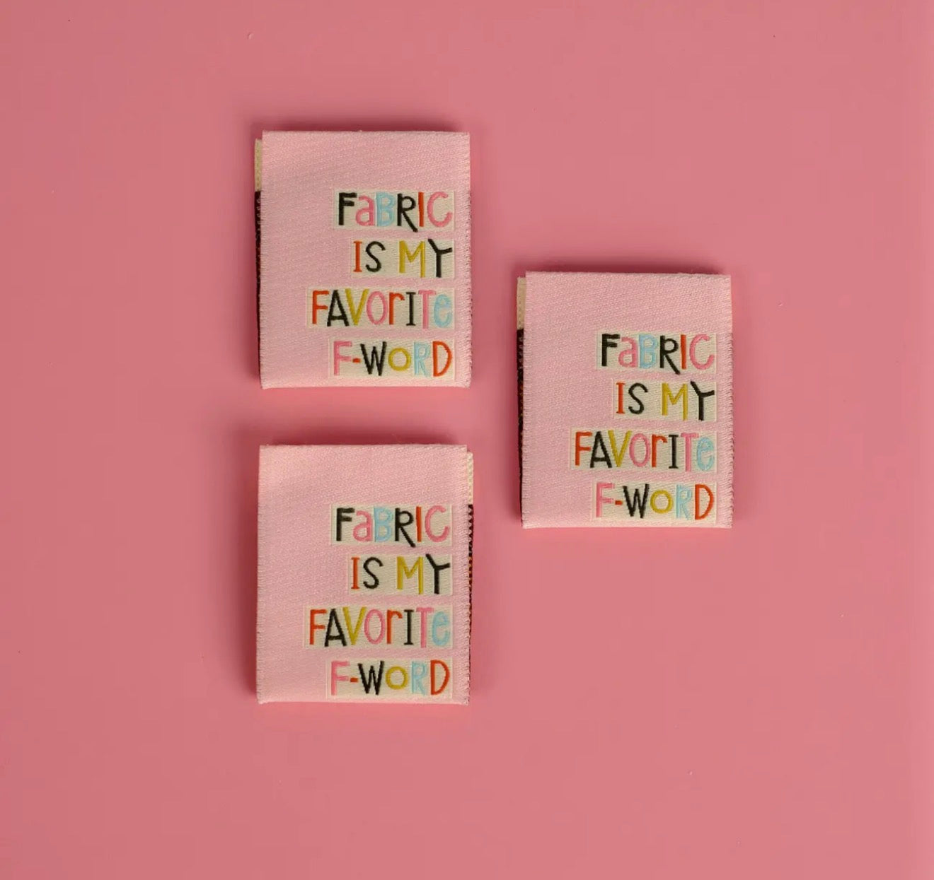 Favorite F word ~ Sewing Label -Kati Cupcakes