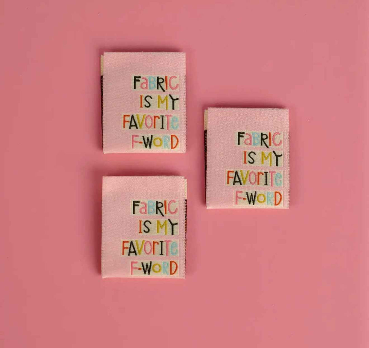 Favorite F word ~ Sewing Label -Kati Cupcakes