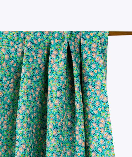 Petit Pan | Cotton Poplin | Green Calendula