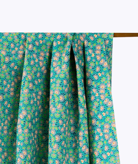 Petit Pan | Cotton Poplin | Green Calendula