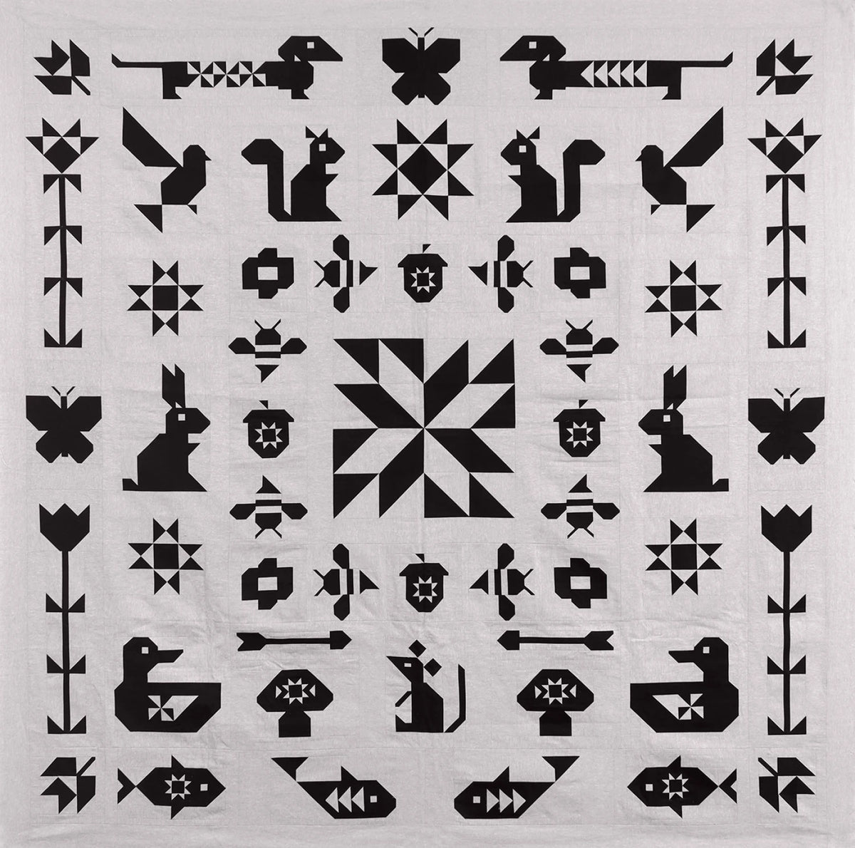 Folk Sampler The Complete Quilt Project | Paper Pattern | Art East Quilting Co.