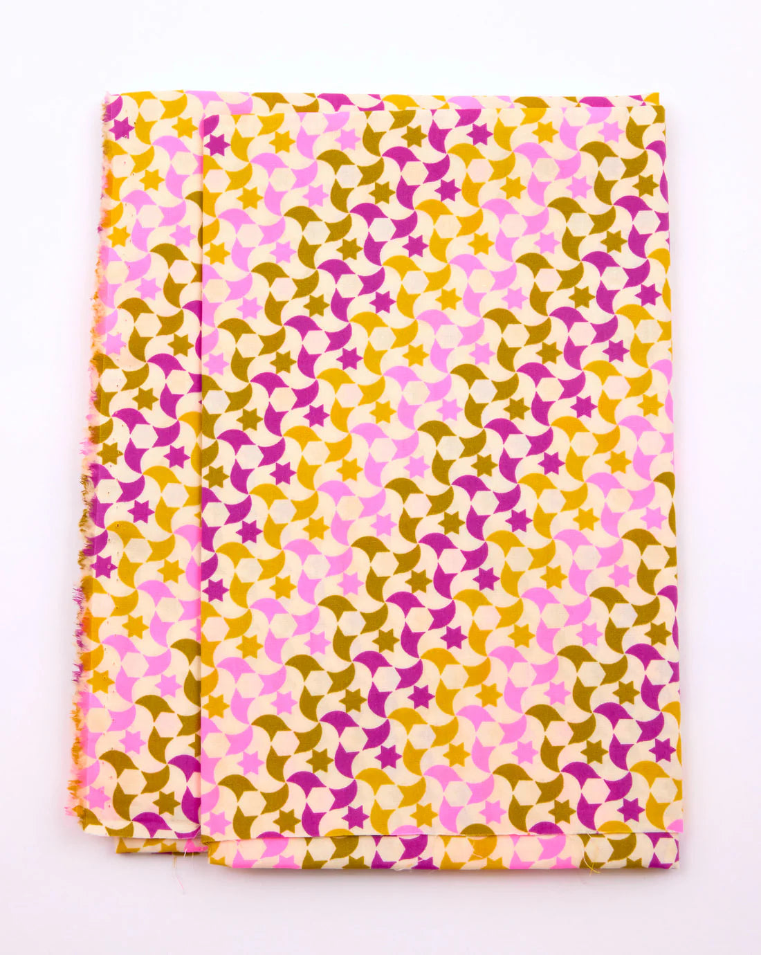 Petit Pan Printed cotton Zellige pink