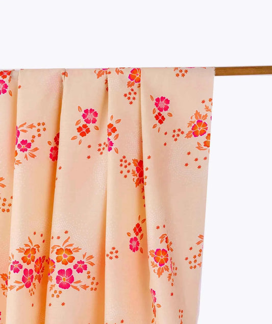 Petit Pan Cotton printed Folksy ecru