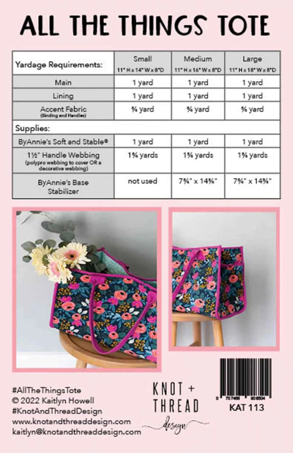 All The Things Tote- Patten