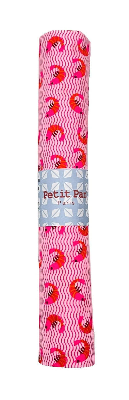 Petit Pan | Pink Krevett cotton coupon