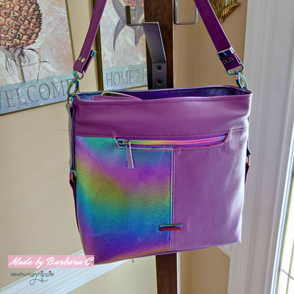 Moonglow Purple Rain – Orchid Faux Leather Vinyl