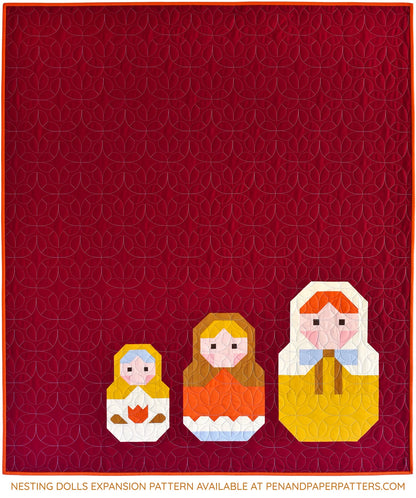 Pen and Paper | Nesting Dolls Quilt Pattern