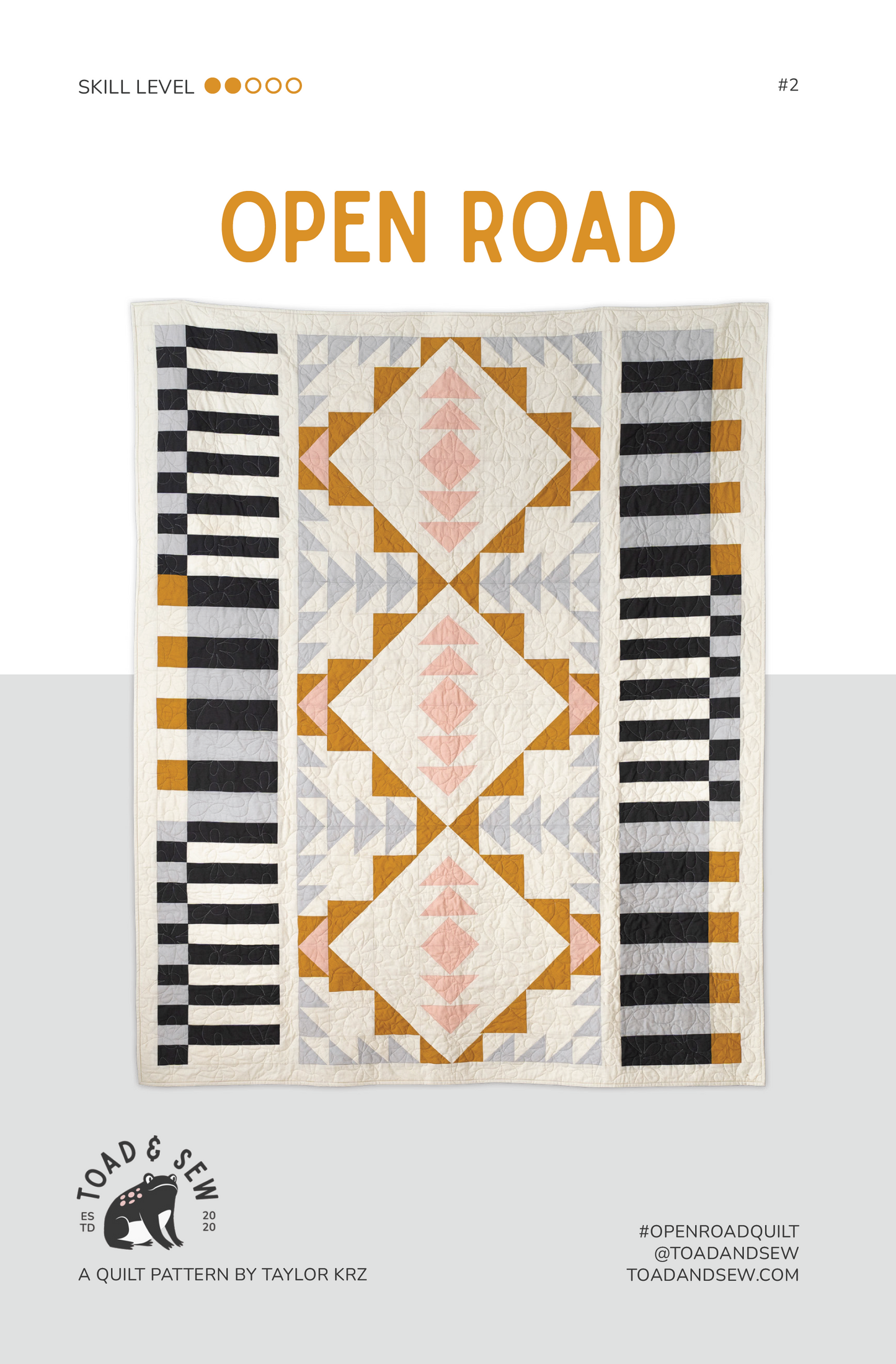 Open Road Quilt - Printed Pattern