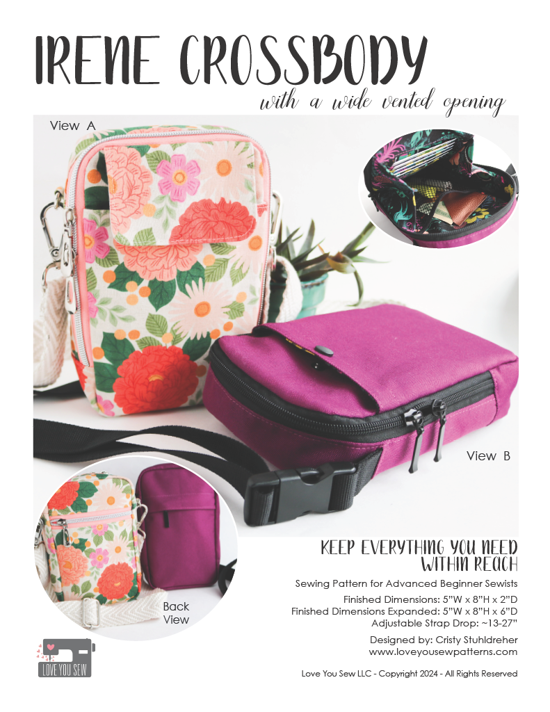 Irene Crossbody Bag Printed Pattern