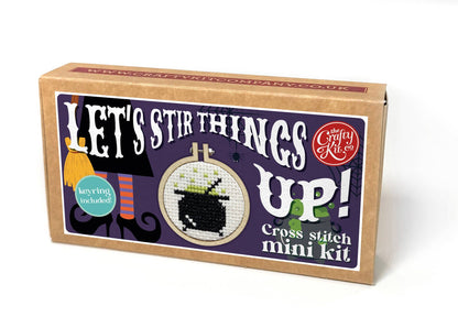 Mini Matchbox Kits - Let's Stir Things Up! Mini Matchbox Cross Stitch Kit