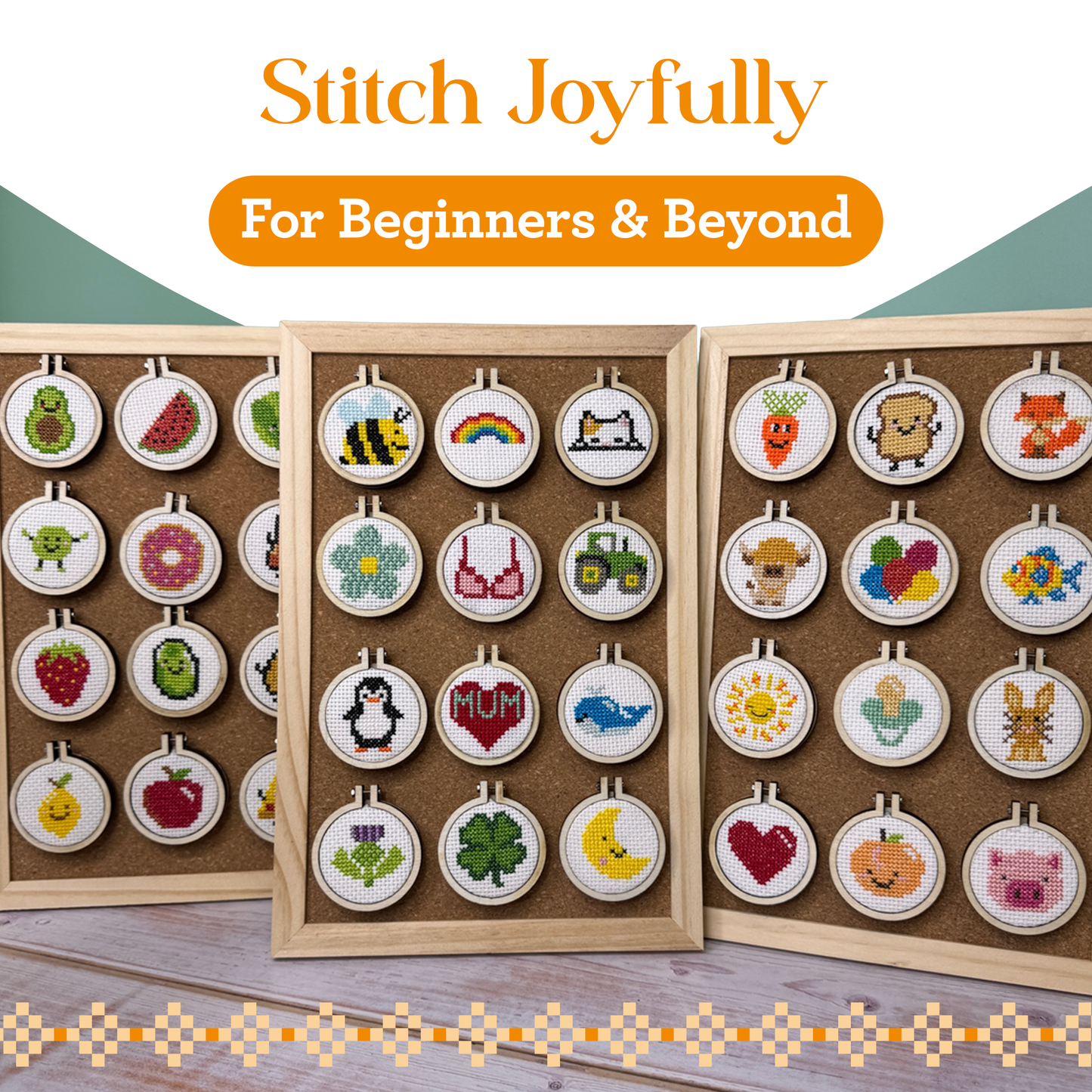 Mini Matchbox Kits - Happy Halloween! Mini Matchbox Cross Stitch Kit
