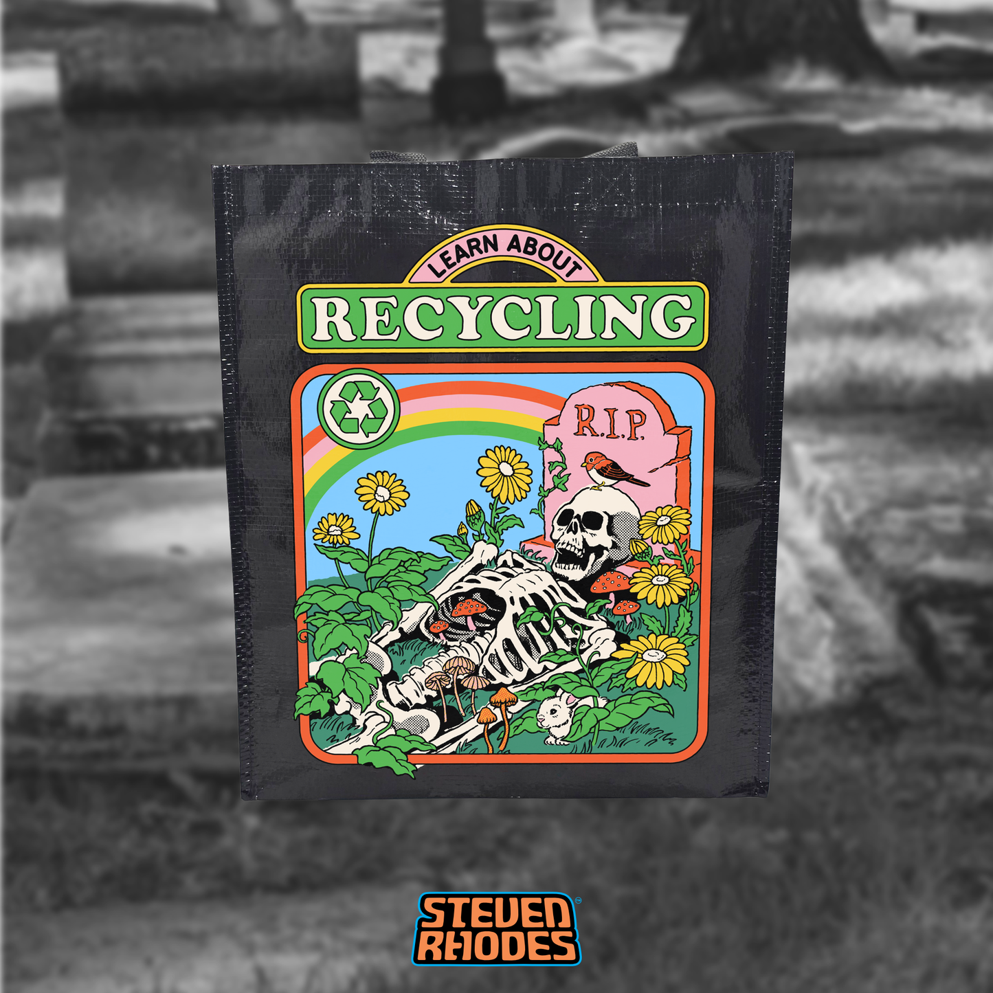 Everybody Croaks-Grocery Tote