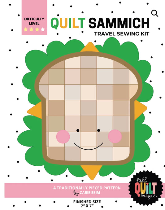 Sammich Travel Sewing Kit Pattern by Carrie Seim Full Quilt Boogie