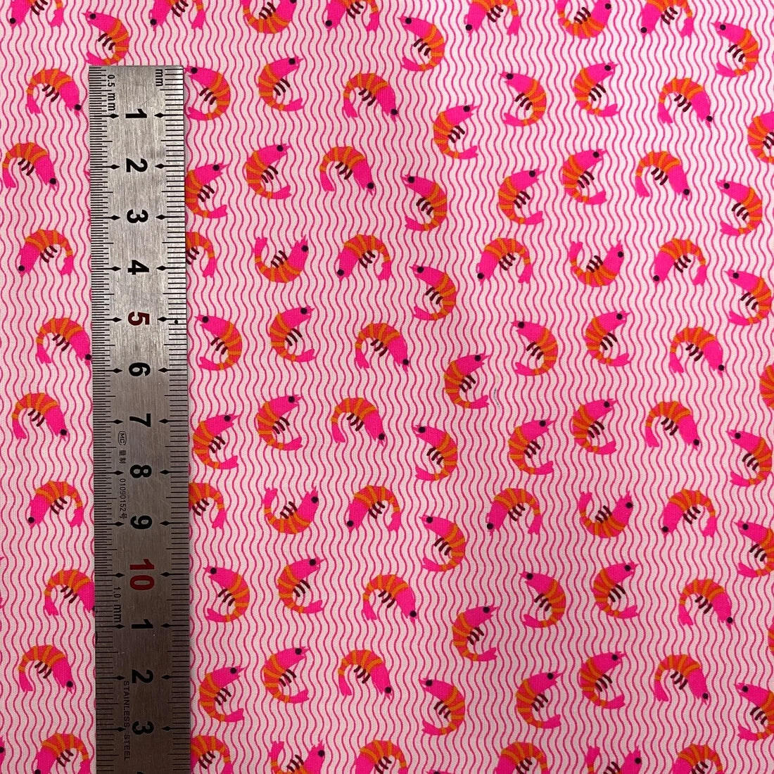 Petit Pan | Pink Krevett cotton coupon