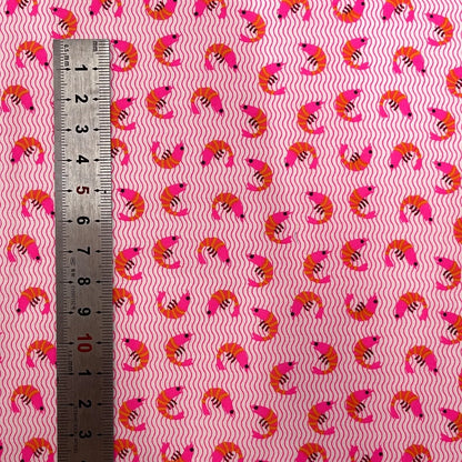 Petit Pan | Pink Krevett cotton coupon