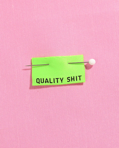 Quality Shit Woven Labels (Neon) | 6 labels per pack