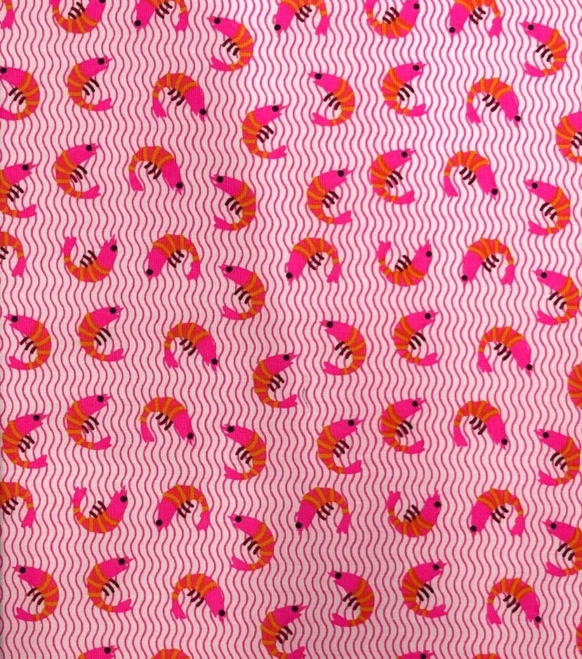 Petit Pan | Pink Krevett cotton coupon
