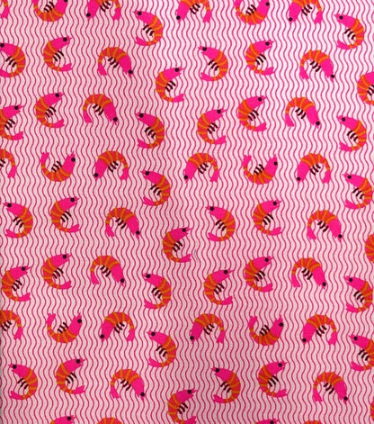 Petit Pan | Pink Krevett cotton coupon