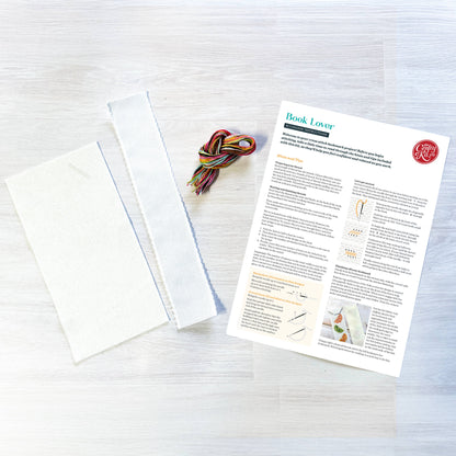Mini Matchbox Kits - Book Lover Cross Stitch Bookmark Kit