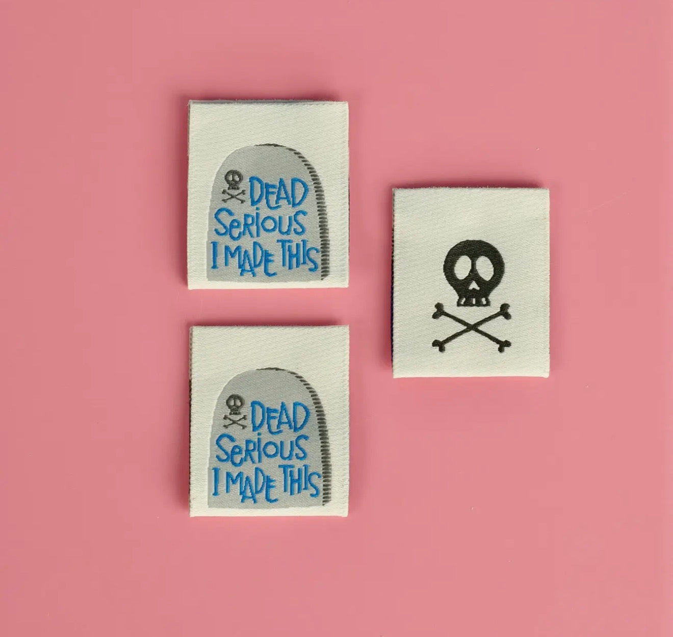 Seriously Dead ~ Sewing Label -Kati Cupcakes