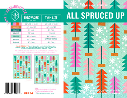Pen and Paper |All Spruced Up Quilt Pattern