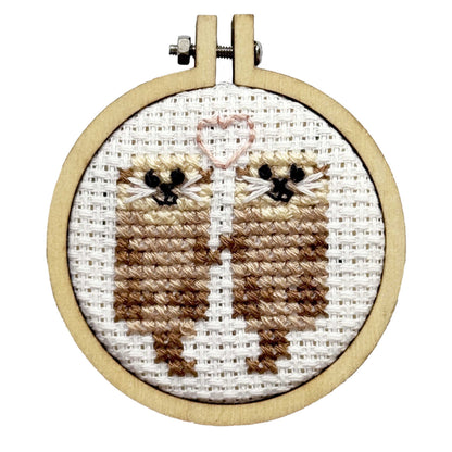 Mini Matchbox Kits - You're Otterly Amazing! Mini Matchbox Cross Stitch Kit