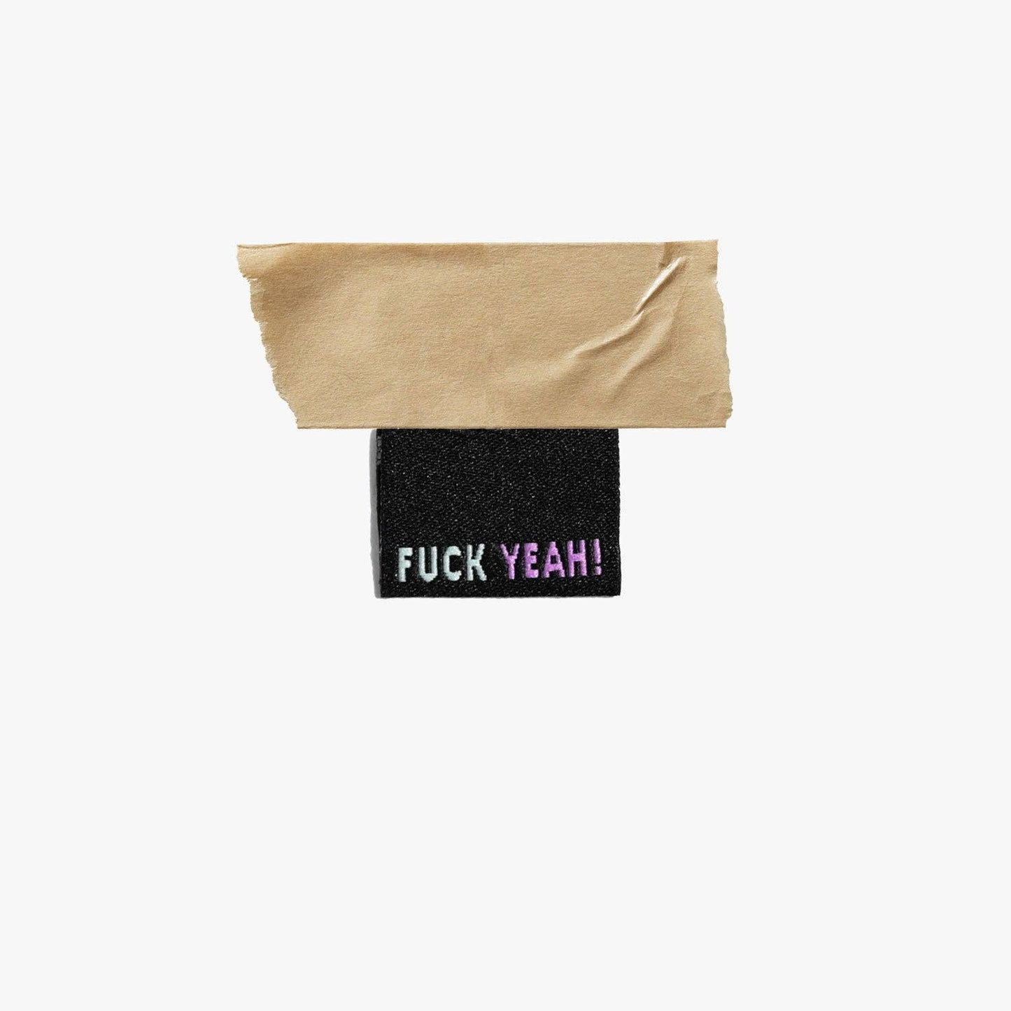 Fuck Yeah! Woven Labels | 6 labels per pack