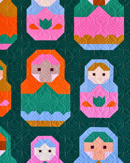 Pen and Paper | Nesting Dolls Quilt Pattern