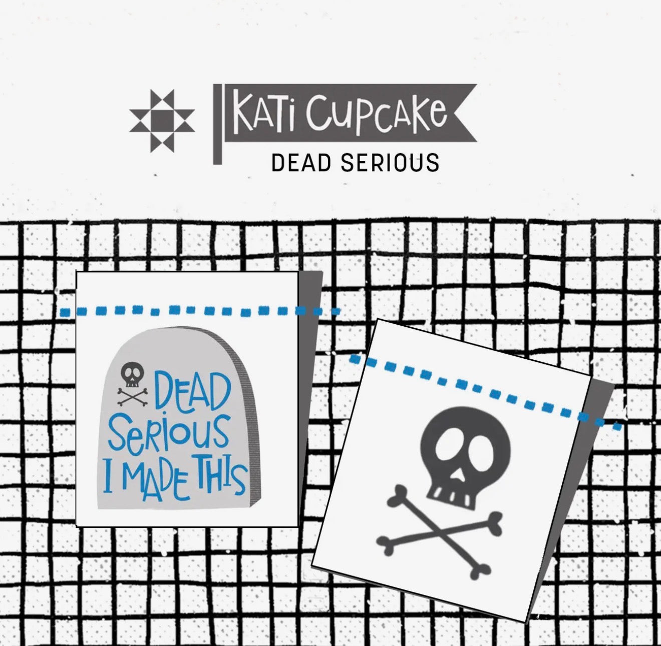 Seriously Dead ~ Sewing Label -Kati Cupcakes