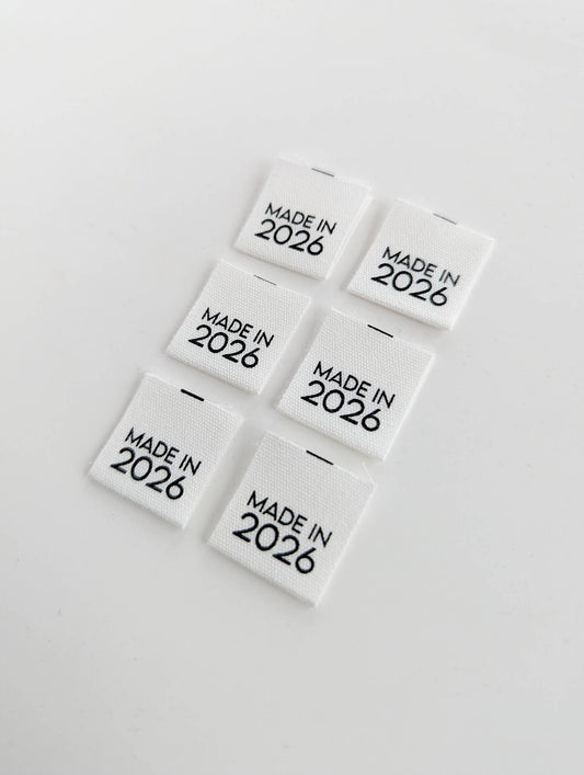 Made in 2026 | Cotton Luxe Labels - THE CRAFTING TABLE STITCHERY
