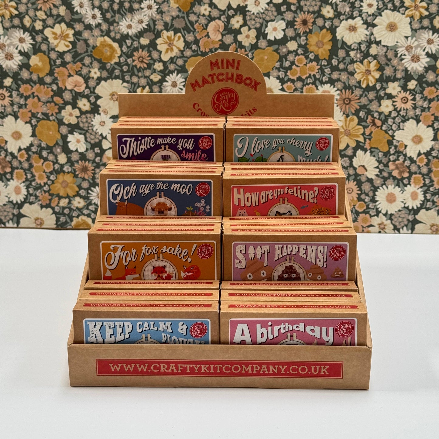 Mini Matchbox Kits - Happy Halloween! Mini Matchbox Cross Stitch Kit