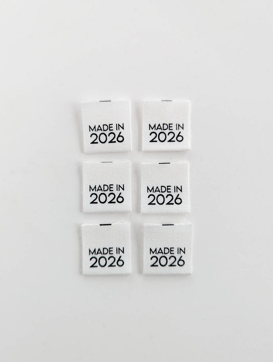 Made in 2026 | Cotton Luxe Labels - THE CRAFTING TABLE STITCHERY