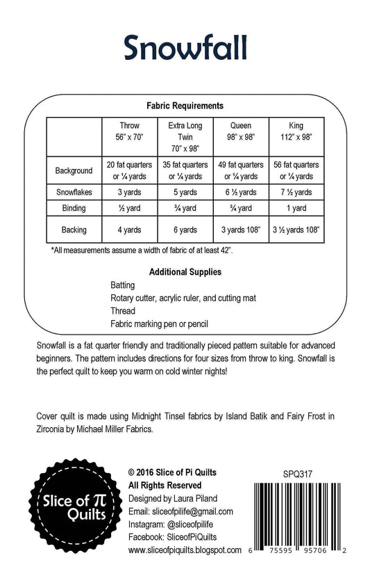 Snowfall Quilt Pattern