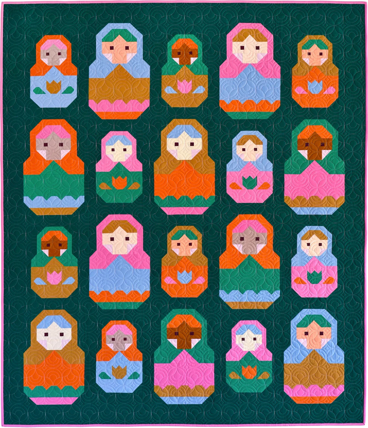 Pen and Paper | Nesting Dolls Quilt Pattern