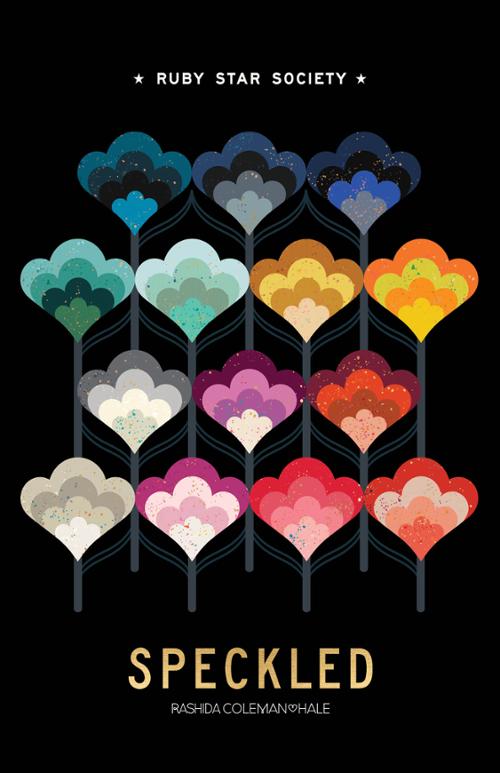 Speckled color card