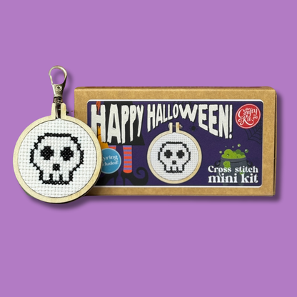 Mini Matchbox Kits - Happy Halloween! Mini Matchbox Cross Stitch Kit