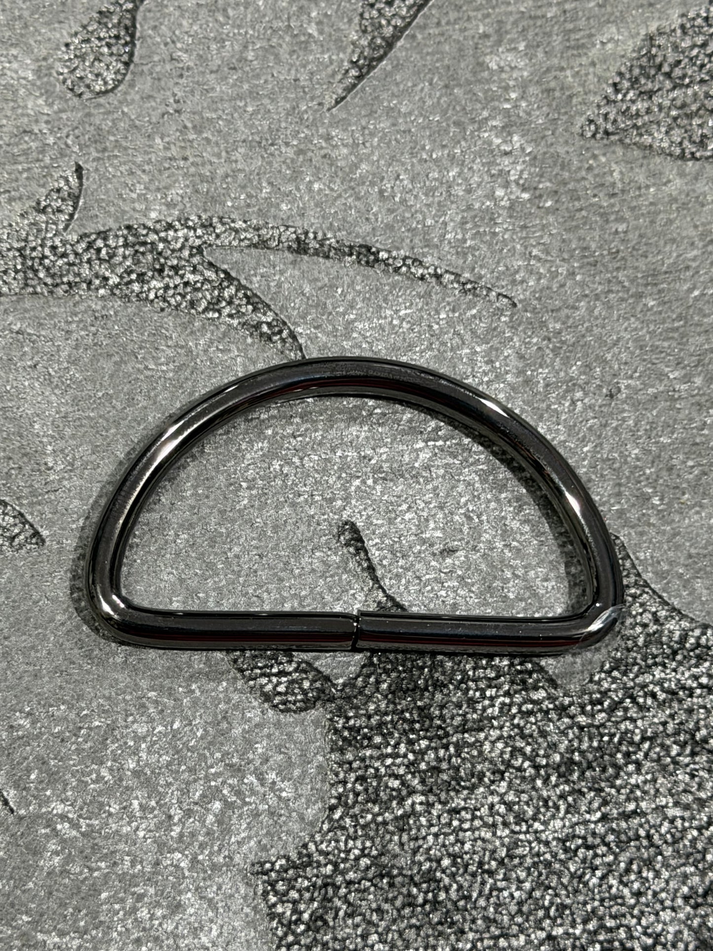 1.5 inch (38mm) Gunmetal D ring 2 pack