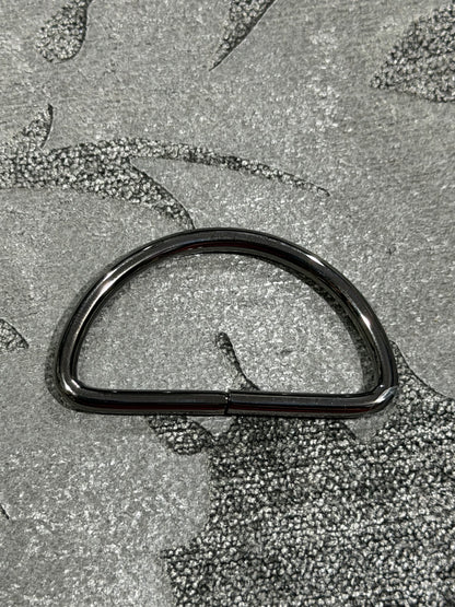 1.5 inch (38mm) Gunmetal D ring 2 pack