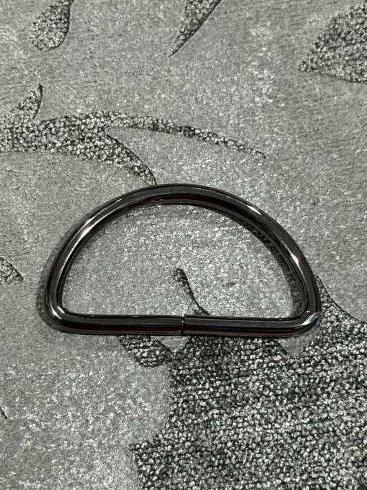 1.5 inch (38mm) Gunmetal D ring 2 pack