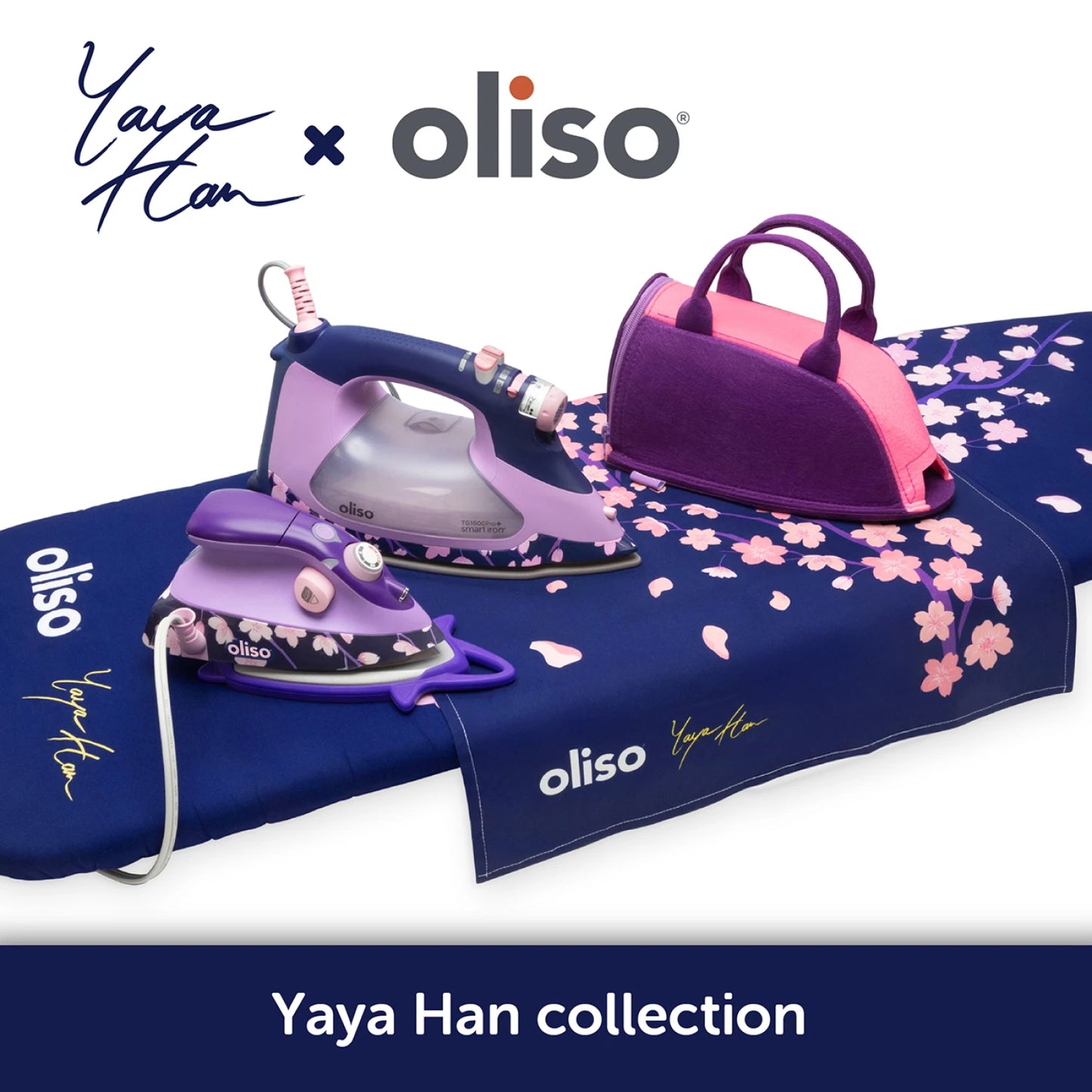Oliso TG1600 Pro Plus Yaya Han Cherry Blossom