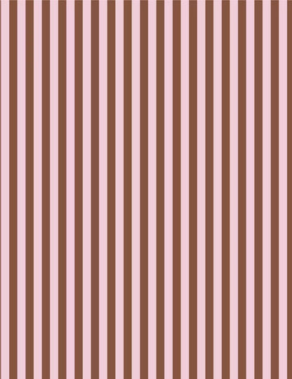 Stationer's Stripes | Rose Ganache