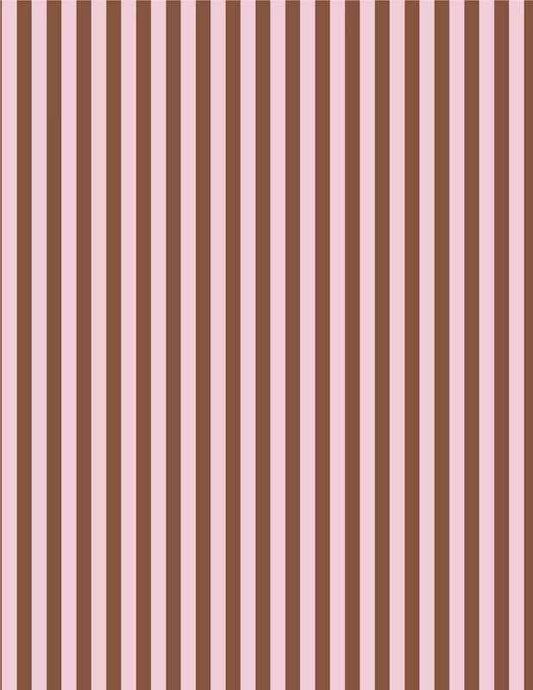Stationer's Stripes | Rose Ganache